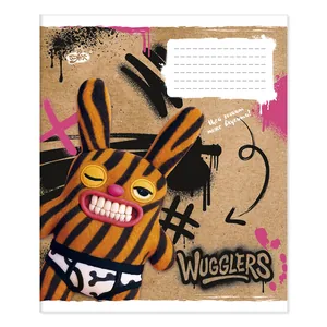 Student's notebook "Brisk" 12 sheets == /TV-107/ #2648 Wugglers (25/500)