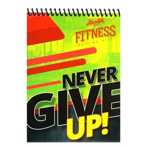 Planner diary A5/36 sheet "Backpack" /FB-1/ "FITNESS Diary" UV varnish, spring on top, mix (1/20)