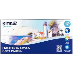 Dry pastel "KITE" /K-201-12/ 12 pcs. "Creative" (1/12/72)