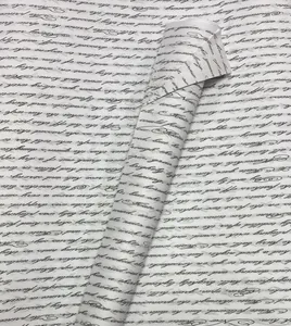Kraft double-sided packaging paper "Unison" /Pt 10070-08/ "French letter" on white 0.7*1m, 10 sheets.