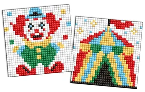Set for creativity with rhinestones (sticker) "Ideyka" /AMS1156/ "Professions. Clown" 9*9cm