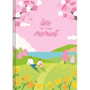 Notebook A5/72 sheets "Backpack" /TP-1/ "LIVE IN THE MOMENT" # tv/lam. cover, 60 g/m2, mix (1/16)