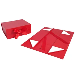 Gift box /271311/ 33.5*26*15.5cm red folding