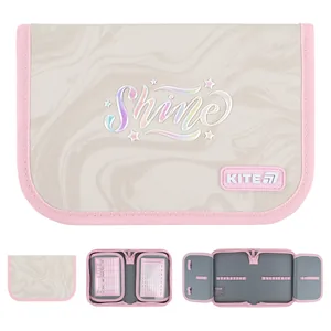 Pencil case "Kite" /K26-622-1/ 1 compartment, 2 compartments, without filling 622 Dazzling (1/48)
