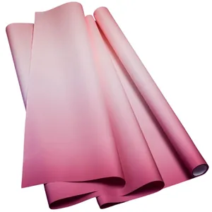 Плівка пакувальна "Unison" /PPG-10/ перламутрова Pastel Diamont silk Gradient 60см*7м, пюсовий та жимолість
