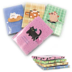 Notebook 9*14 cm/70 sheets "JO" /1600-40/ on the button "Happy&Fun" ==, quantity border, mix (1/12)