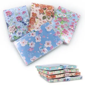 Notepad 9*14cm/70 sheets "JO" /1600-9k/ on the button "Flowers" ==, qty. border, mix (1/24)