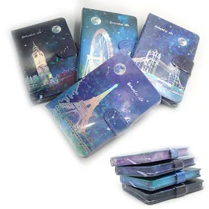 Блокнот А6/112арк "JO" /8500-2к/ на кнопці "Beautiful life"  ==, кол. край, мікс (1/12)