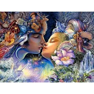 Diamond mosaic "Go to art" /188107/ "Magic love" 40*50 cm (GT71292)
