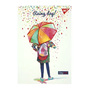 Блокнот А5/64 # "YES" /152071/ інтегр.обкл. "Rainy day" (1/20/40)