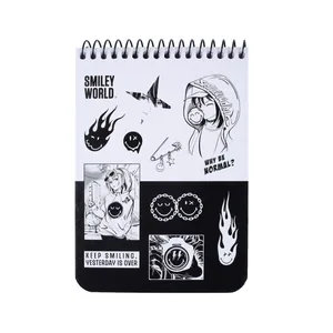 Notebook A6/80 # spiral "YES" /152270/ "Smiley World" Keep smiling (1/210)