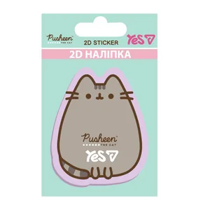 Наліпка "YES" /708518/ 2D "Pusheen" (1/10/100)