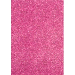 Flexica (foamiran) "SANTI" /743336/ EVA 200*300mm 1.7mm pink with holographic glitter (10 sheets) (1/100)