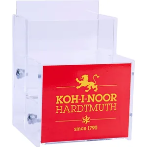 Stand for pencils "KOH-I-NOOR" /45876/ 9*9*12 cm, 2 compartments