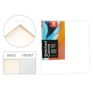 Canvas on stretcher "Arteo" fine grain 20*20 cm, acrylic, cotton, 280g/m2 (economy) (10)