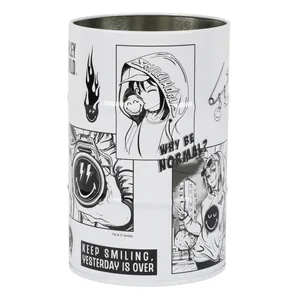 Cup-stand for pens "YES" /470547/ Smiley World barrel, metal, large (1/100)