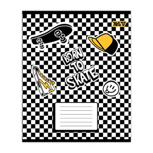Зошит уч. "YES" 12арк.// /768716/ "Born to skate" (25/500)