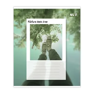 Student's notebook "YES" 36 sheets == /768847/ "Frame Your Life" (15/240)