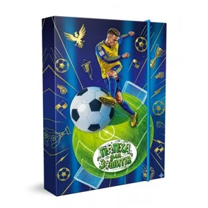 Папка для зошитів 2026 "Рюкзачок" /ПЗ-1/ №5, В5 "Football" на гумці (1/10)