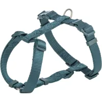 Harness for dogs Trixie Premium H-harness XS-S 30-44 cm/10 mm blue-green (4053032672932)