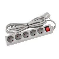 Logan SFG5-3 power supply filter, 5 sockets, 3m (SFG5-3)