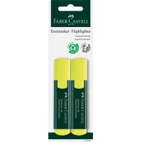 Faber-Castell text marker Textliner 48 Superfluorescent, color yellow 2 pcs in a blister (33021)