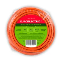 Network extension cord EUROELECTRIC PVS 2x1 without grounding 1 hn. orange 5m (ES2X1-5M-OR)