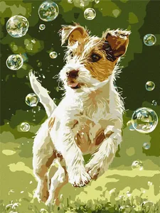 Picture by number "Ideyka" /KHO6902/ "Catch the bubble!" 30*40 cm