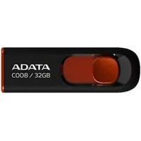 USB flash drive ADATA 32Gb C008 black+red (AC008-32G-RKD)