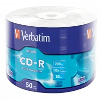 CD Verbatim CD-R 700Mb 52x Wrap-box Extra (43787)