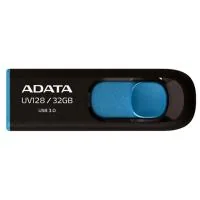 USB flash drive ADATA 32Gb UV128 black-blue USB 3.0 (AUV128-32G-RBE)