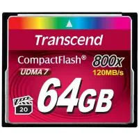Transcend 64GB 800x memory card (TS64GCF800)