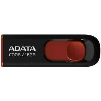 USB flash drive ADATA 16Gb C008 Black/Red USB 2.0 (AC008-16G-RKD)