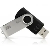 USB flash drive Goodram 64GB Twister Black USB 3.0 (UTS3-0640K0R11)