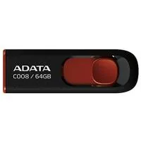 USB flash drive ADATA 64GB C008 Black+Red USB 2.0 (AC008-64G-RKD)