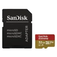 Memory card SanDisk 32GB microSDHC V30 A1 UHS-I U3 4K Extreme (SDSQXAF-032G-GN6MA)