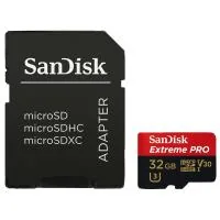 Memory card SanDisk 32GB microSD class 10 V30 A1 UHS-I U3 4K Extreme Pro (SDSQXCG-032G-GN6MA)