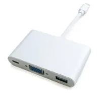 Port replicator Extradigital USB Type-C to VGA/USB 3.0/Type-C (0.15m) (KBV1690)