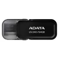USB flash drive ADATA 64GB UV240 Black USB 2.0 (AUV240-64G-RBK)