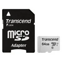 Memory card Transcend 64GB microSDXC class 10 UHS-I U1 (TS64GUSD300S-A)
