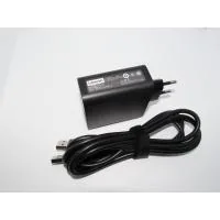 Lenovo laptop power supply 65W 20V, 3.25A/5V, 2A connector bevel USB wall mount (ADL65WDA/A40248)