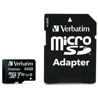 Memory card Verbatim 64GB microSDHC Class 10 (44084)