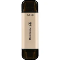 USB flash drive Transcend 128GB JetFlash 930 Gold-Black USB 3.2/Type-C (TS128GJF930C)