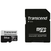 Memory card Transcend 64GB microSDXC class 10 UHS-I U3 A2 (TS64GUSD340S)