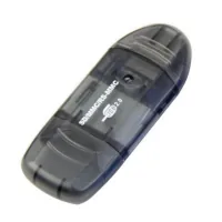 Flash card reader ST-Lab SD/ SDHC/ MMC /RS-MMC (U-371 black)