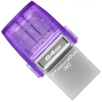 USB flash drive Kingston 64GB DataTraveler microDuo 3C USB 3.2/Type C (DTDUO3CG3/64GB)