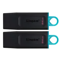 USB flash drive Kingston 2x64GB DT Exodia Black+Blue USB 3.2 (in Blister 2 pcs) (DTX/64GB-2P)