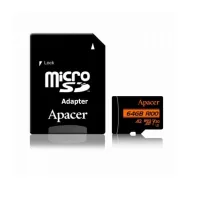 Memory card Apacer 64GB microSD class 10 UHS-I U3 (AP64GMCSX10U8-R)