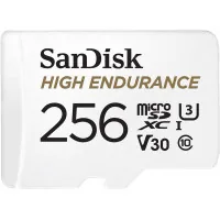 Memory card SanDisk 256GB microSD class 10 UHS-I U3 V30 High Endurance (SDSQQNR-256G-GN6IA)