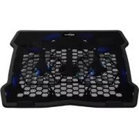 Підставка до ноутбука Canyon NS03, 10-15.6 laptop, dual-fan with 2x2.0 USB hub (CNE-HNS03)
